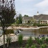 Clubhouse and garden view